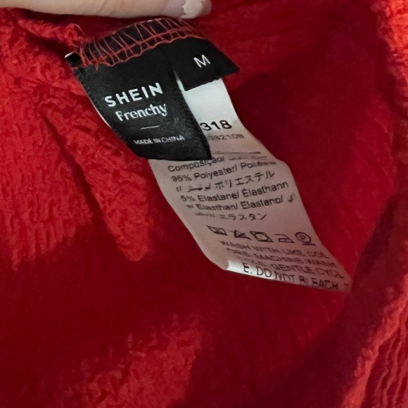 Red Ruffle Blouse - Picture 4 of 7